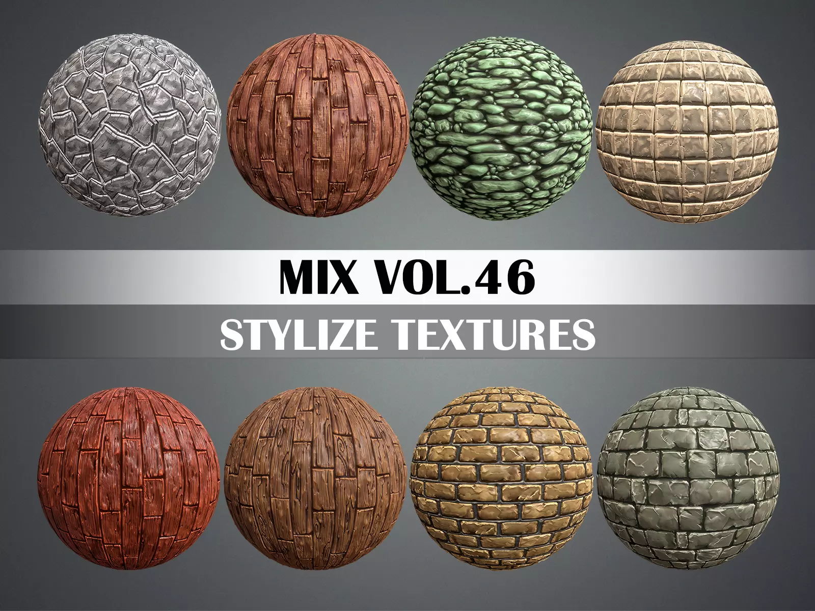 Stylized Ground Mix Vol 46 - Hand Painted Texture Pack Texture_0
