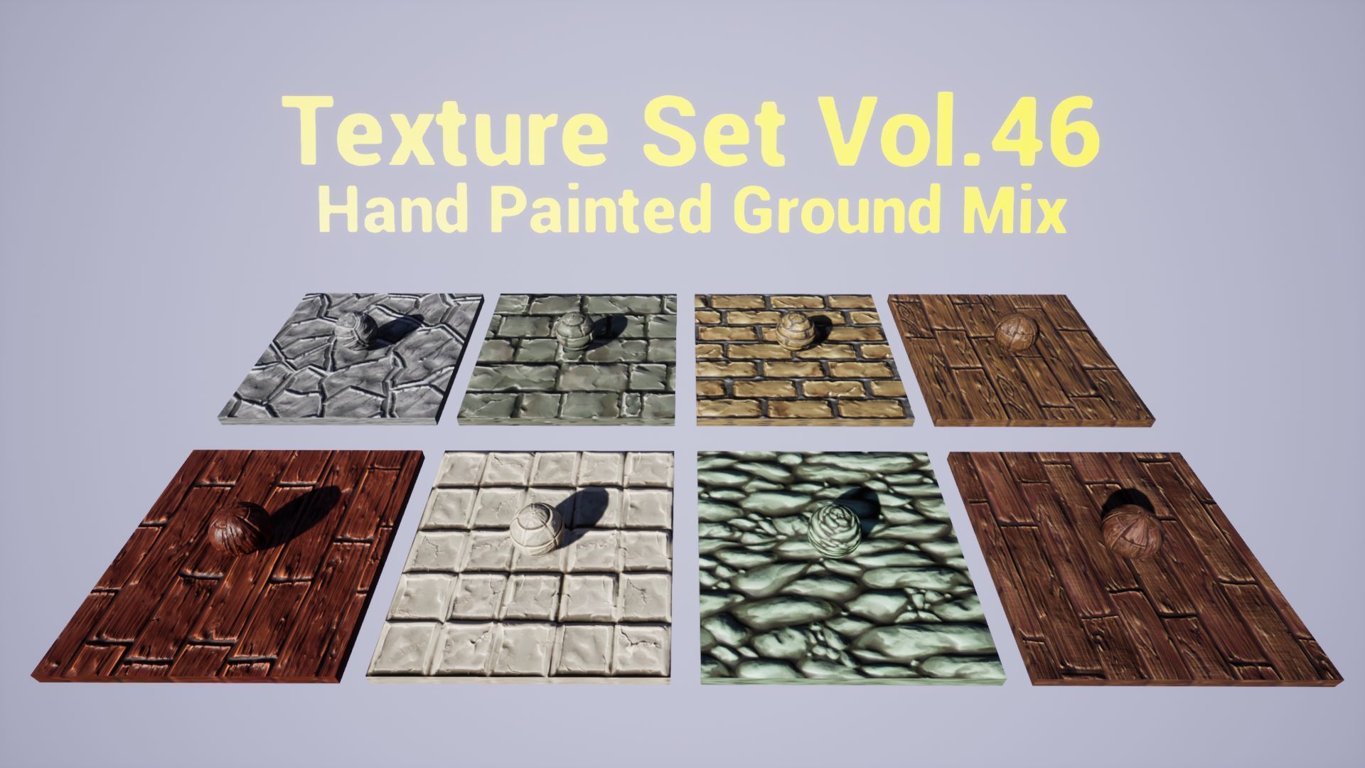 Stylized Ground Mix Vol 46 - Hand Painted Texture Pack Texture_17