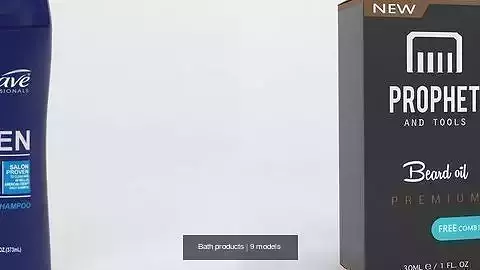 Bath products 3D Model Collection