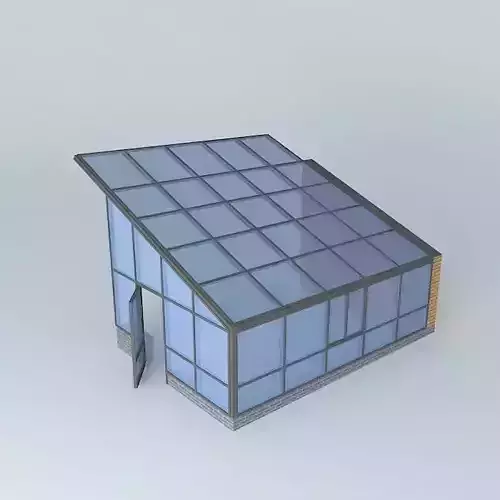 Winter garden near Davydovskoe village