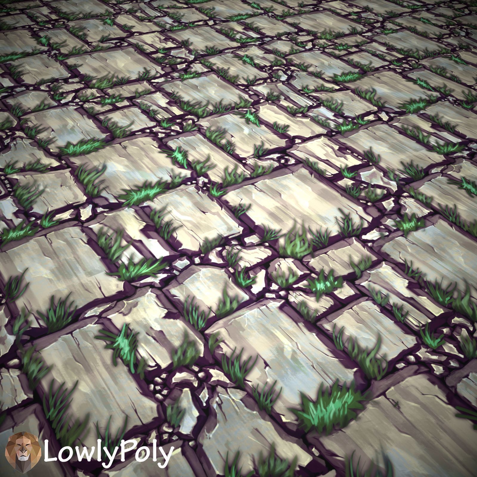 Stylized Ground Vol 47 - Hand Painted Texture Pack Texture_12