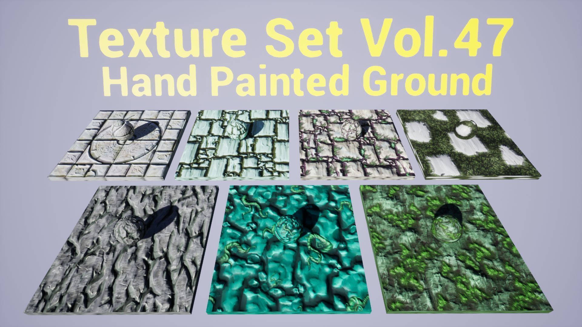 Stylized Ground Vol 47 - Hand Painted Texture Pack Texture_17