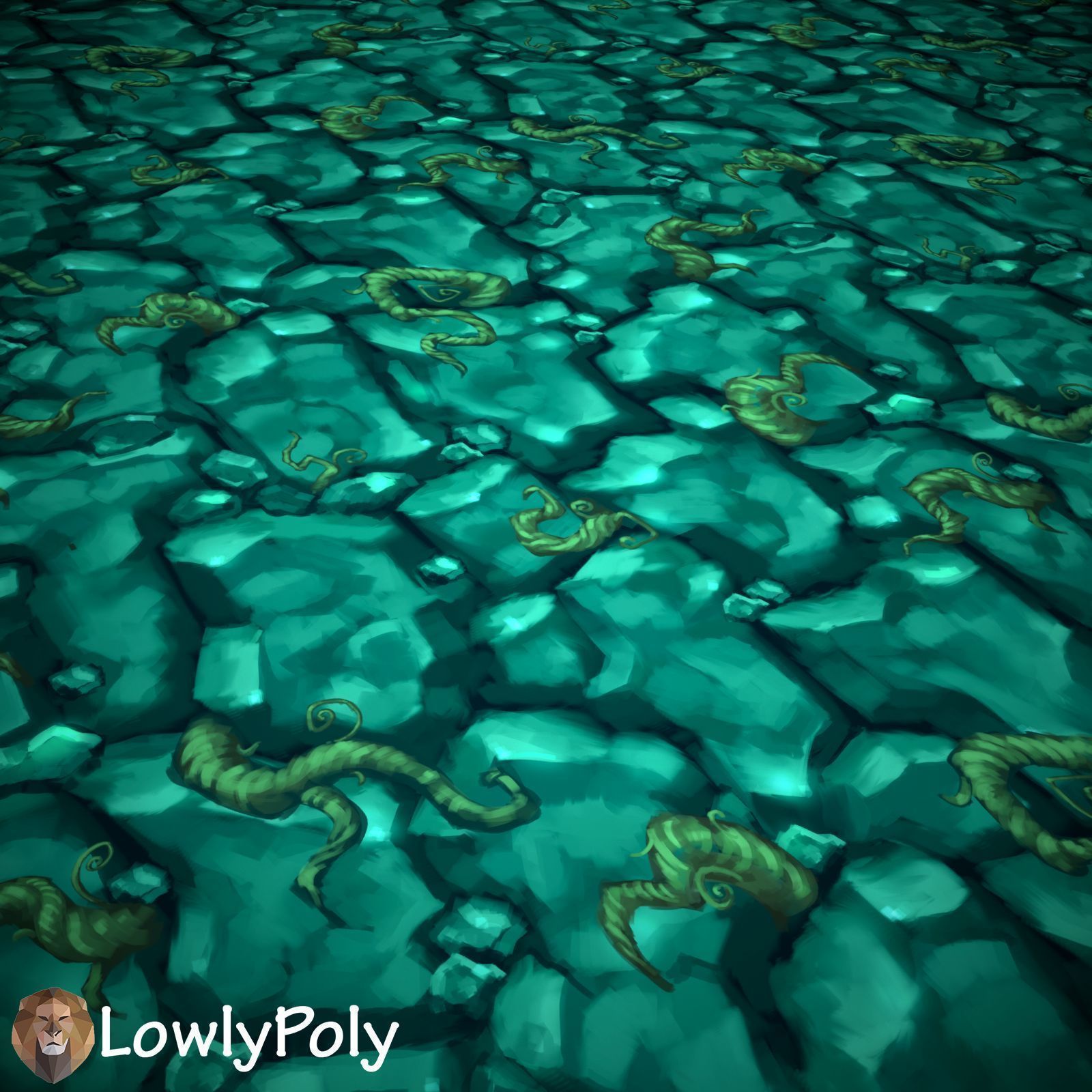 Stylized Ground Vol 47 - Hand Painted Texture Pack Texture_15