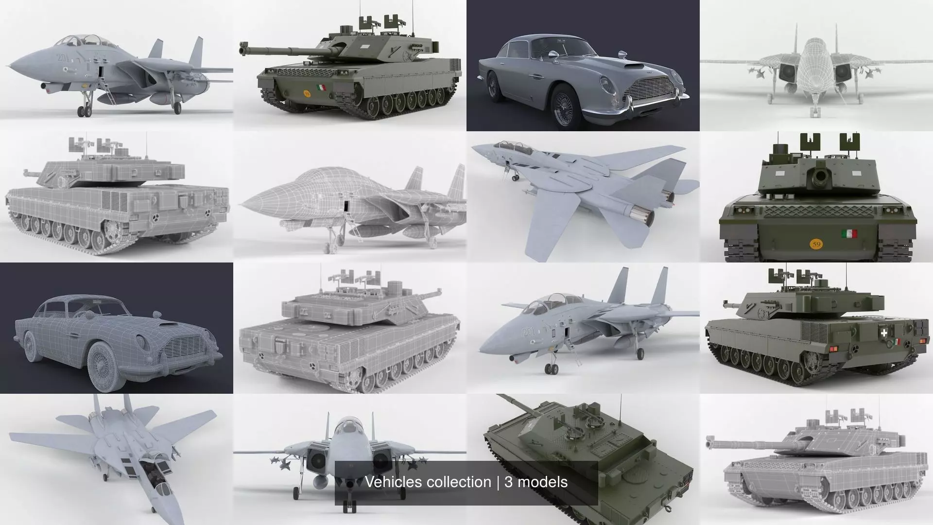 Vehicles collection fighter jet _0