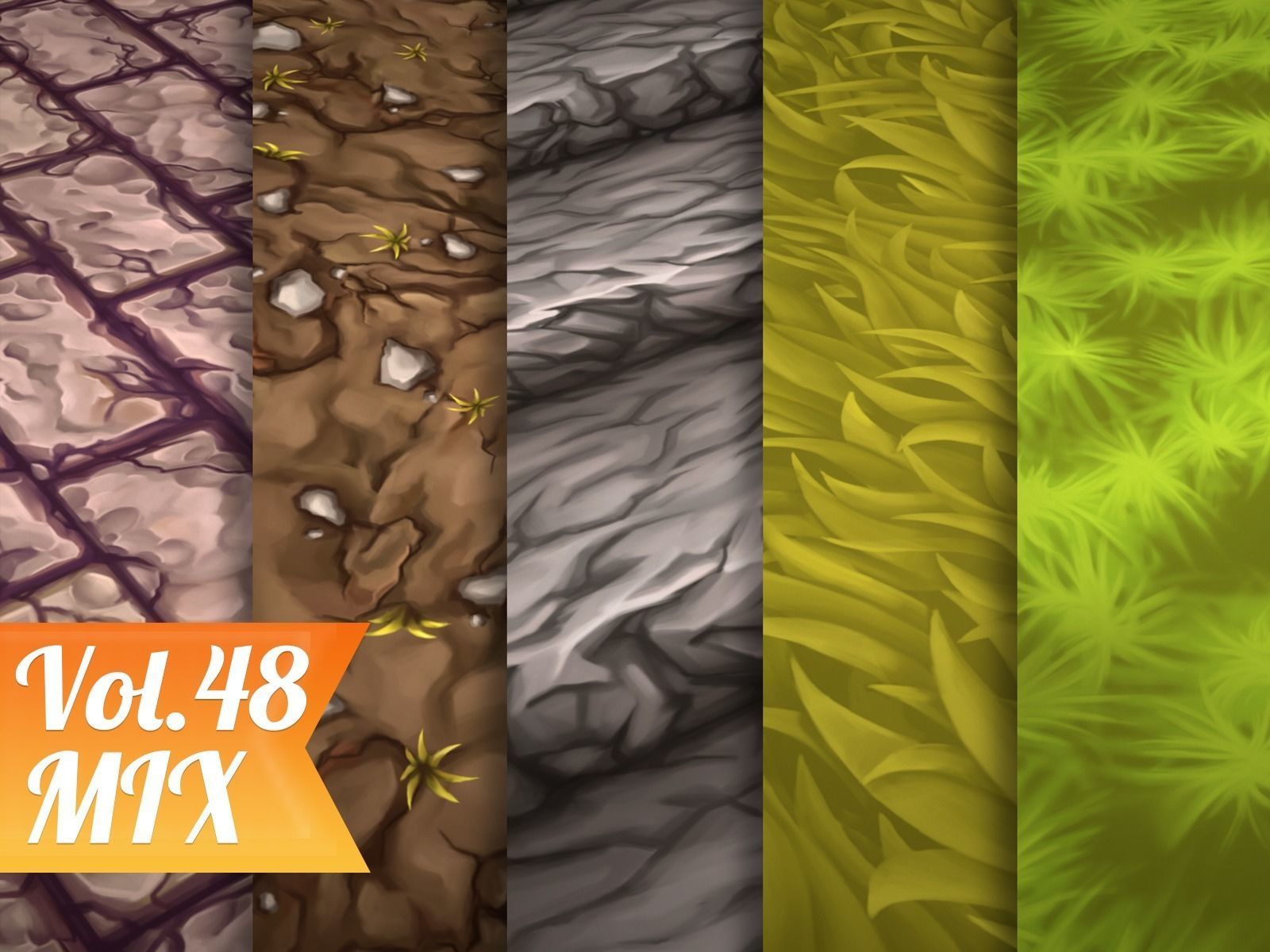 Stylized Ground Vol 48  - Hand Painted Textures Texture_7