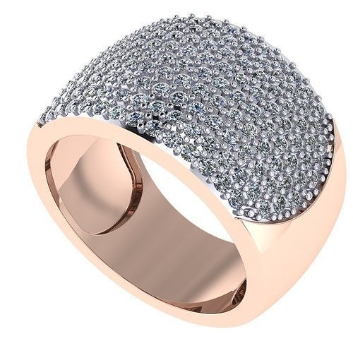 Diamond ring 3D print model