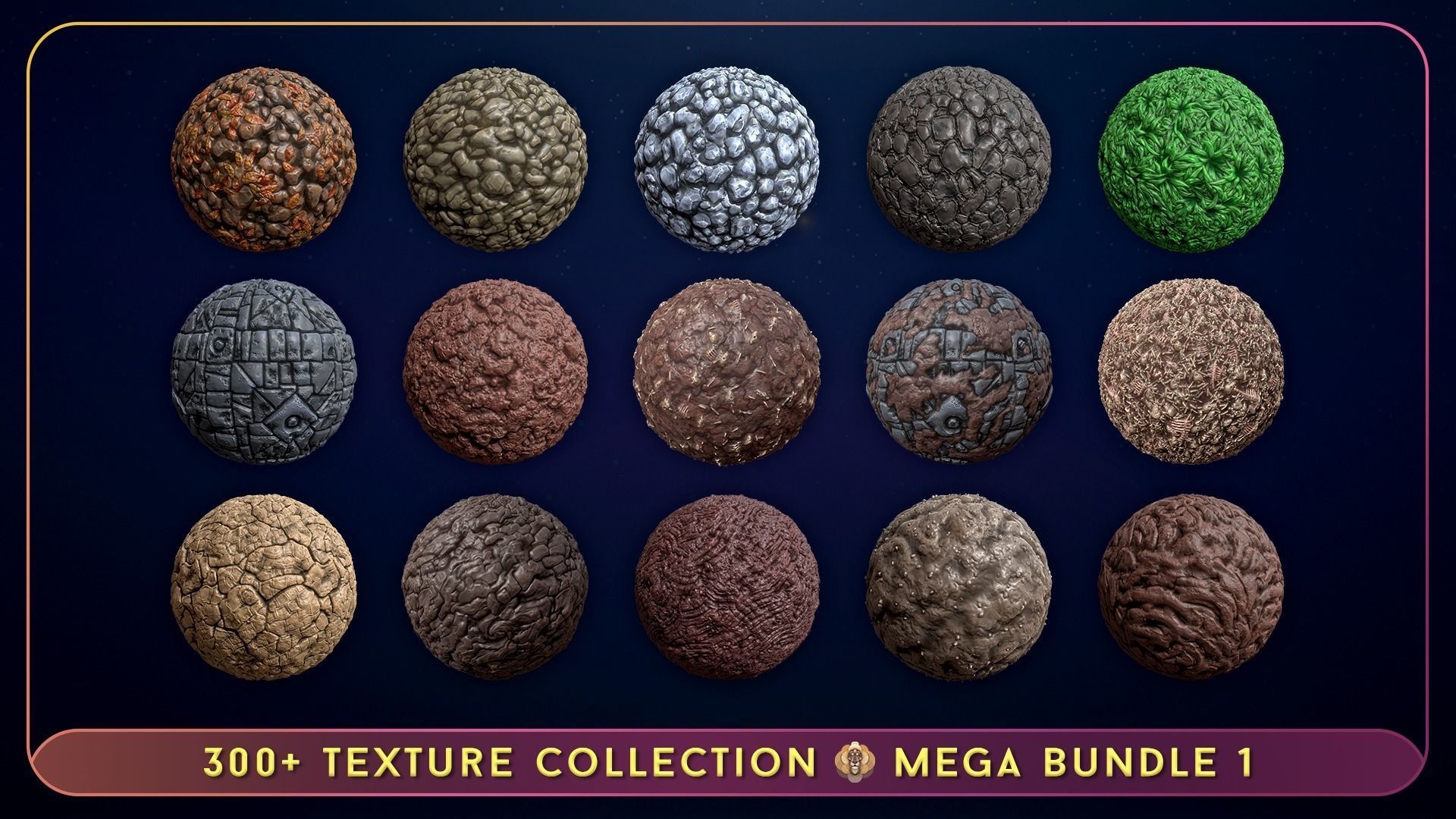 300 Hand Painted Textures - Mega Bundle 1 Texture_10