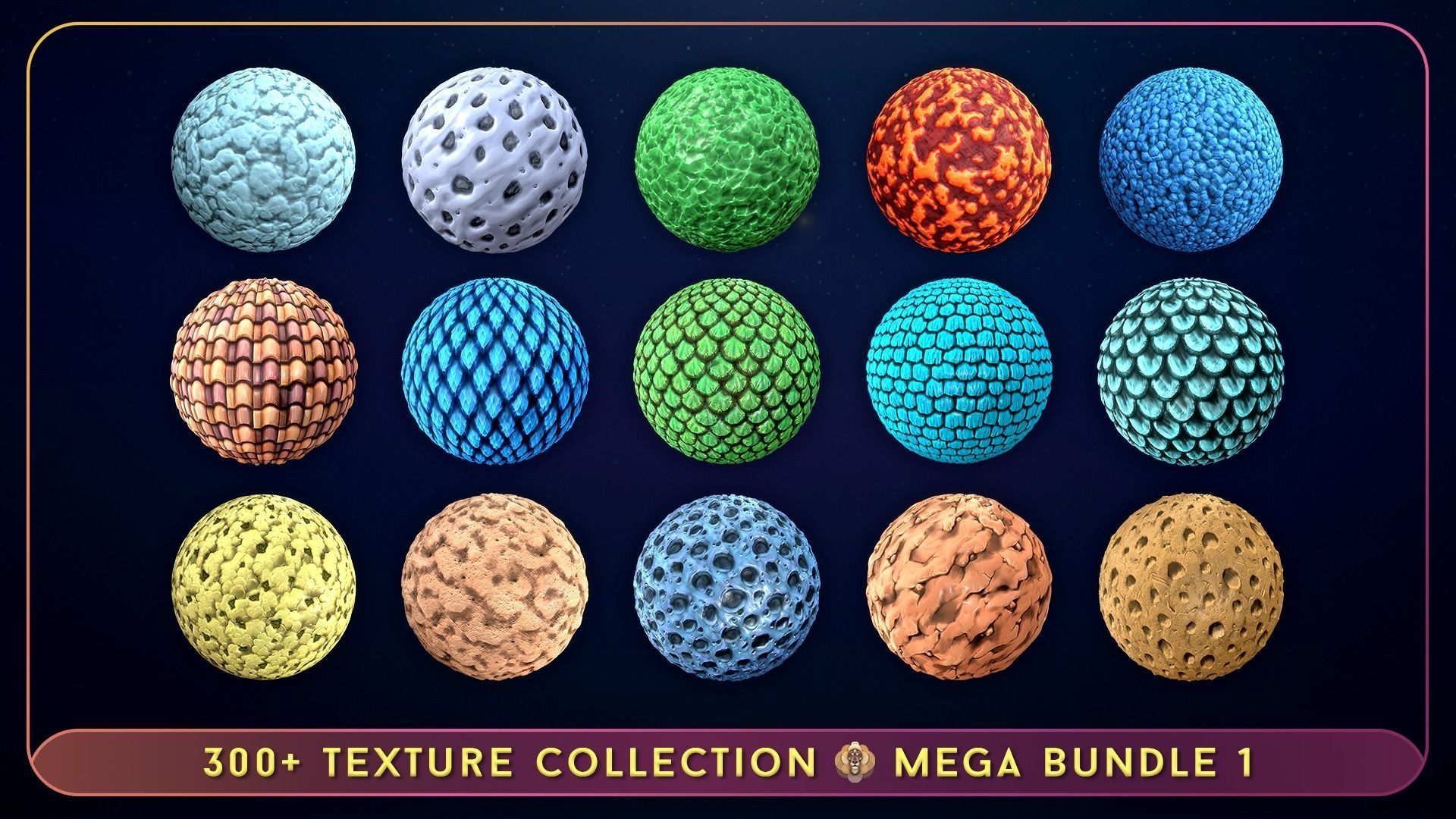 300 Hand Painted Textures - Mega Bundle 1 Texture_13