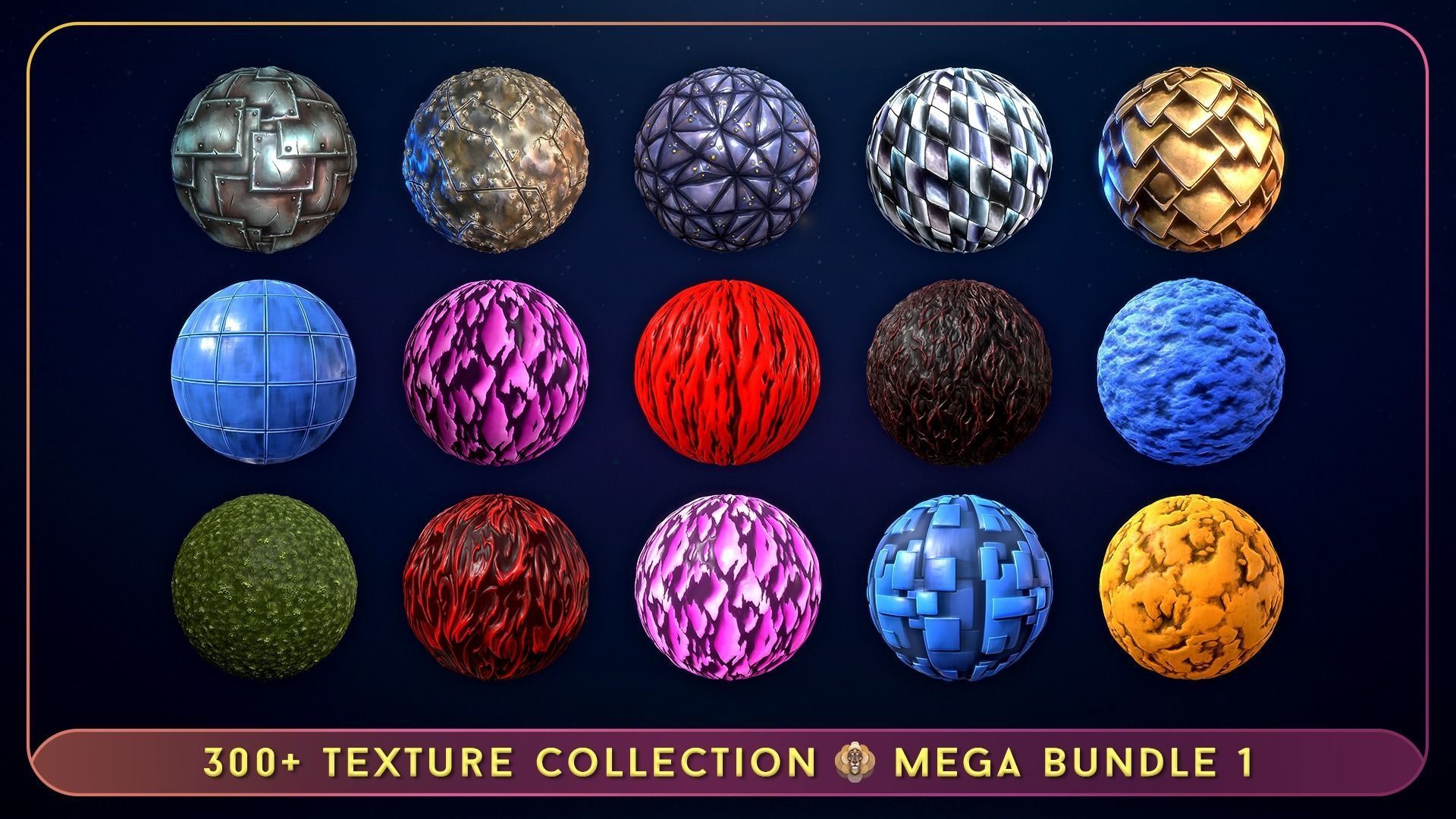 300 Hand Painted Textures - Mega Bundle 1 Texture_12