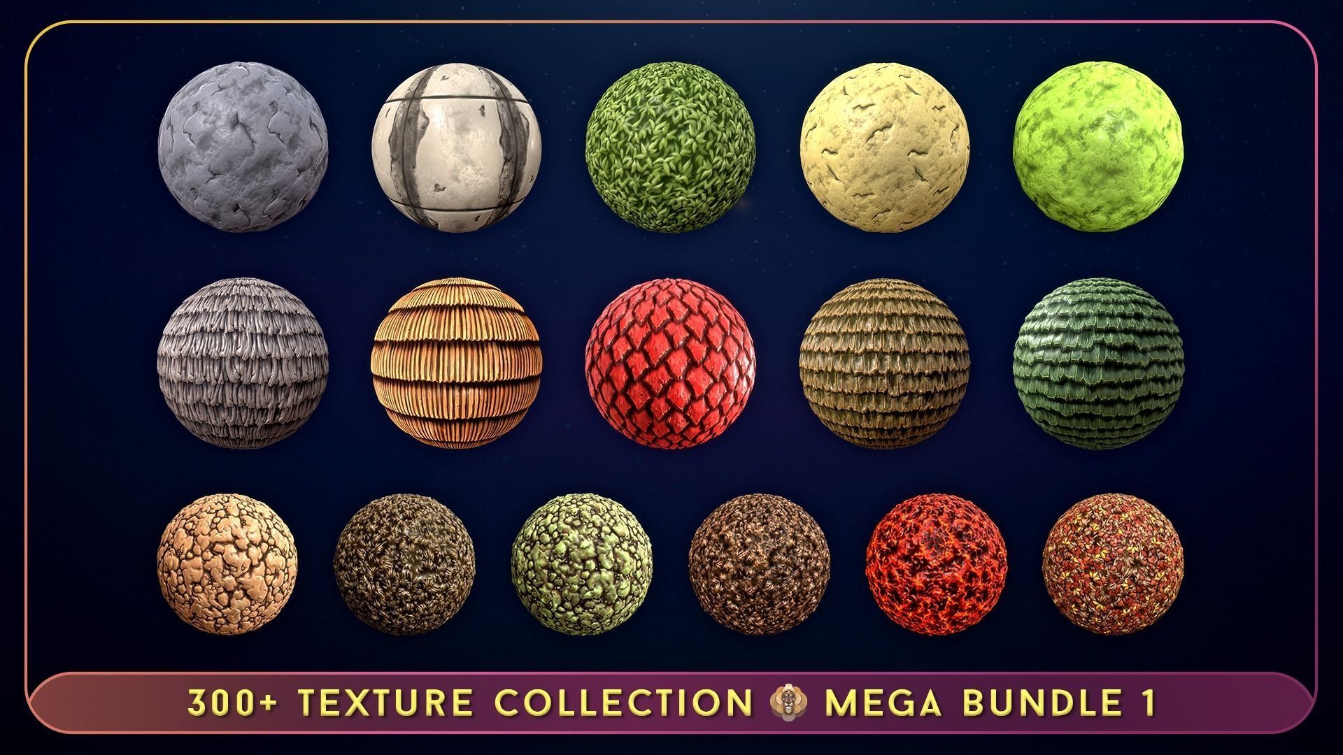 300 Hand Painted Textures - Mega Bundle 1 Texture_18