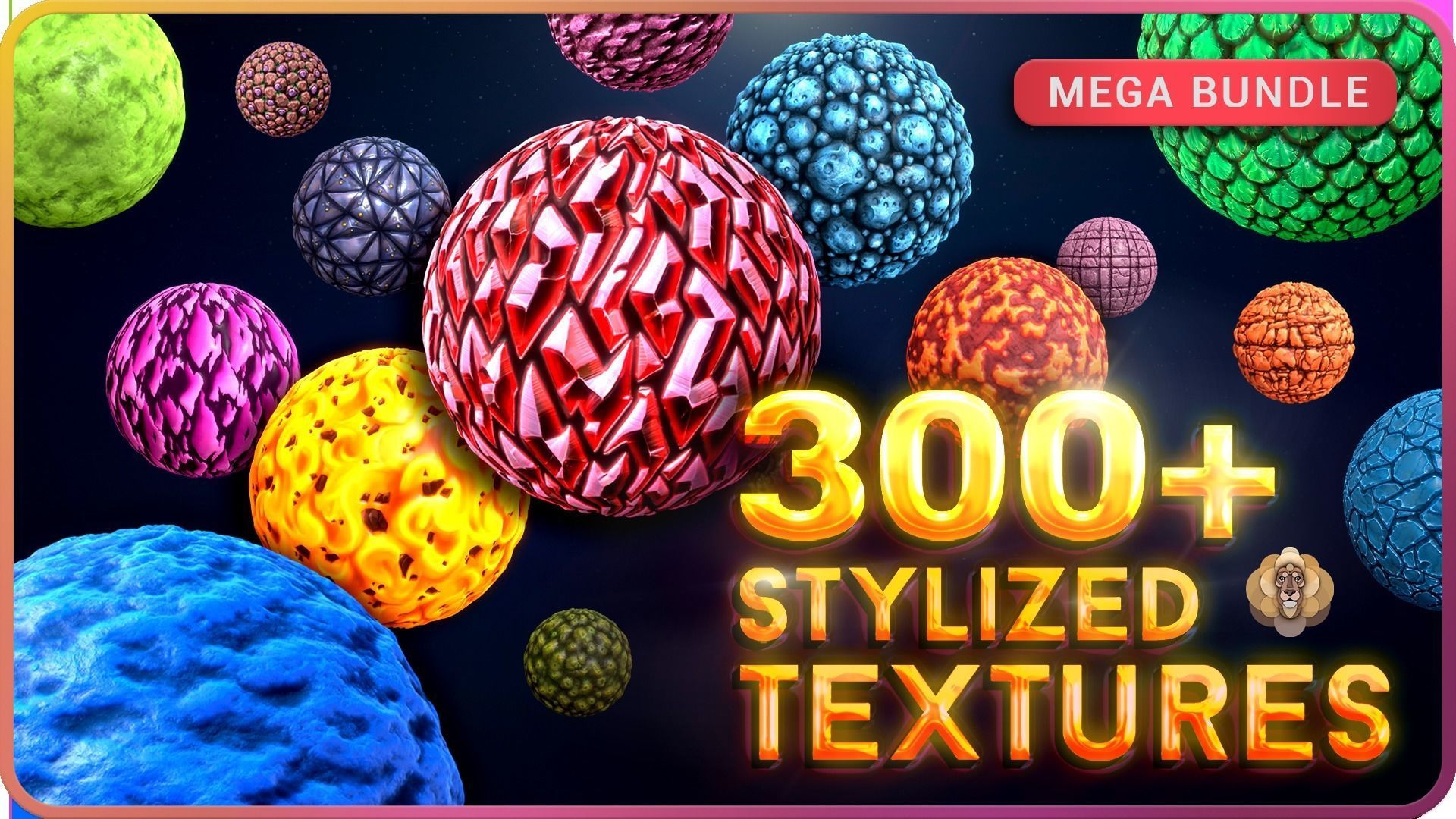 300 Hand Painted Textures - Mega Bundle 1 Texture_0
