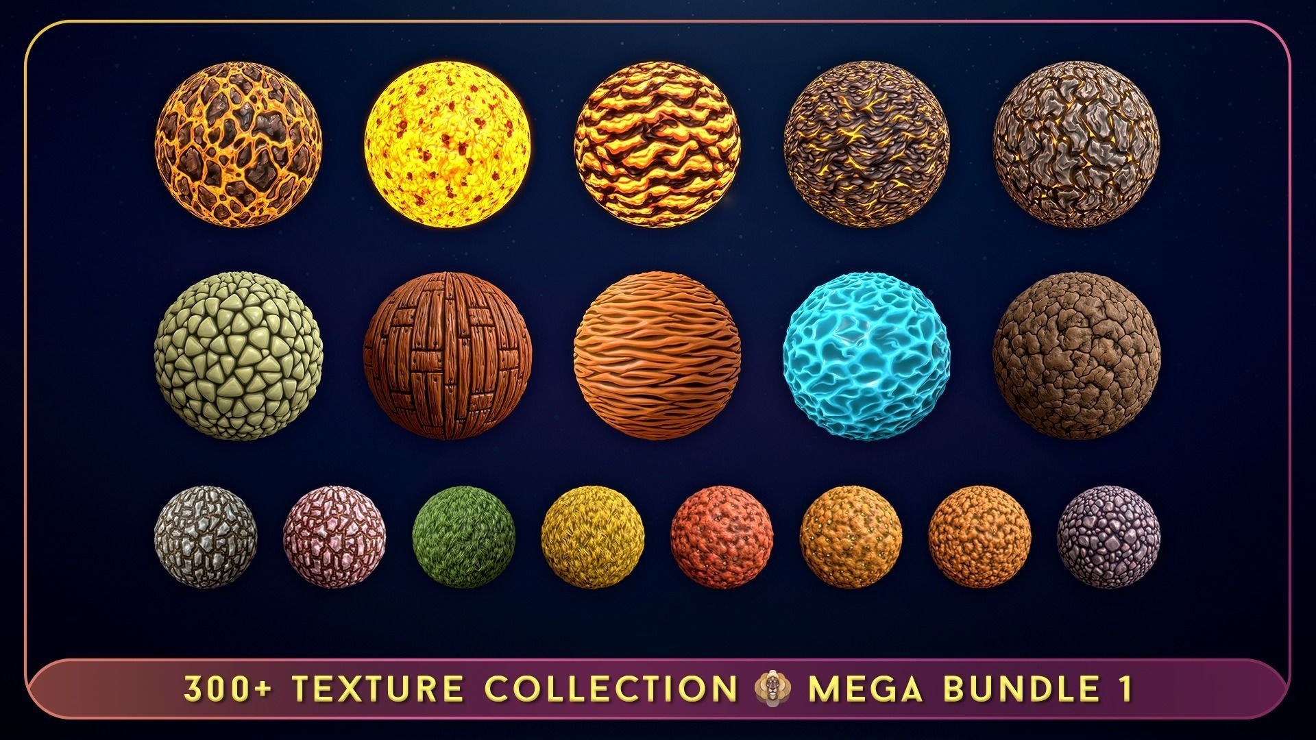 300 Hand Painted Textures - Mega Bundle 1 Texture_14