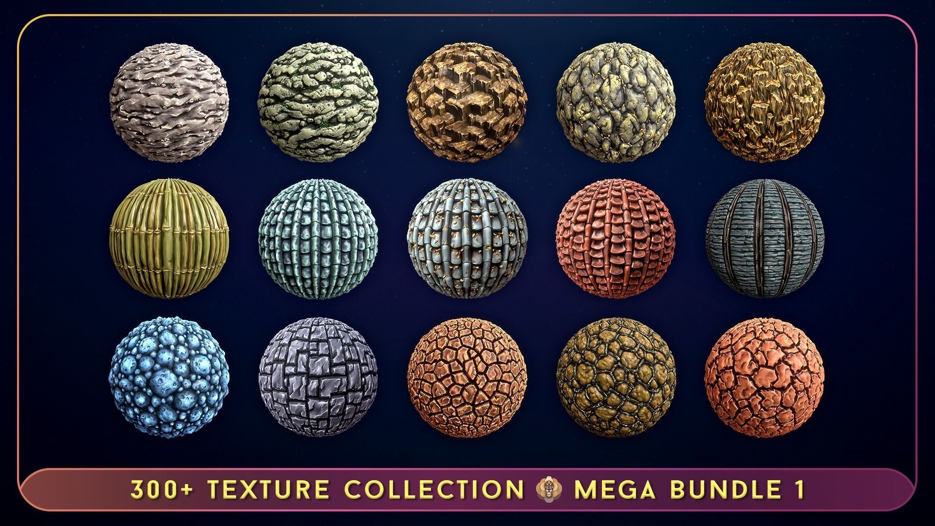 300 Hand Painted Textures - Mega Bundle 1 Texture_15
