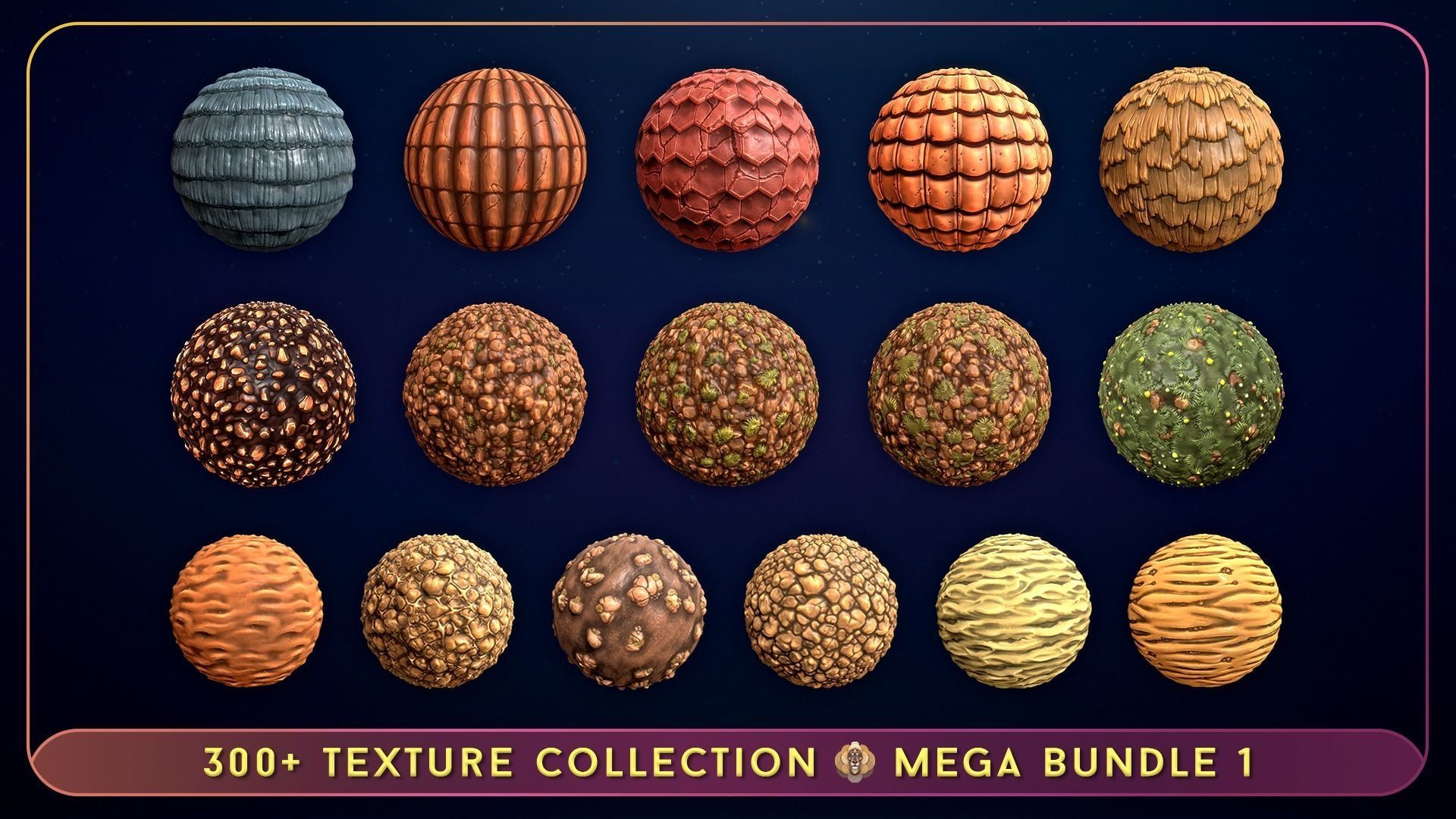 300 Hand Painted Textures - Mega Bundle 1 Texture_4