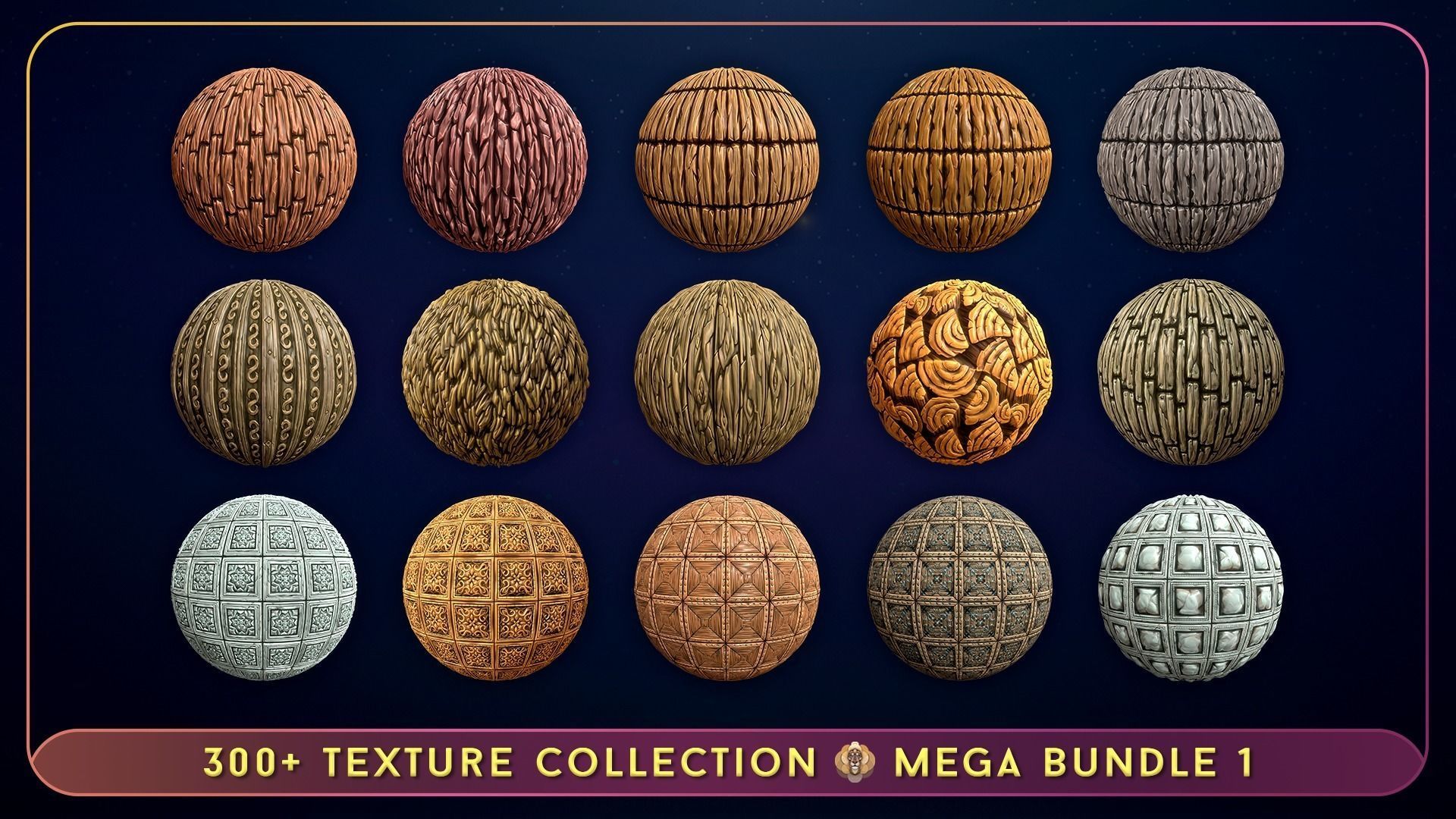 300 Hand Painted Textures - Mega Bundle 1 Texture_16