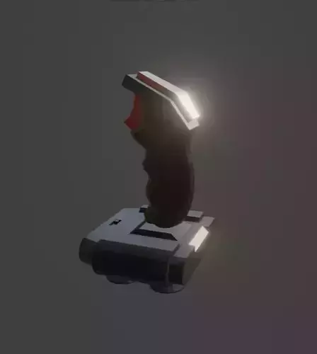 old joystick low poly