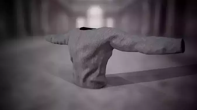 Sweatshirt 7 shirt Low-poly 3D model