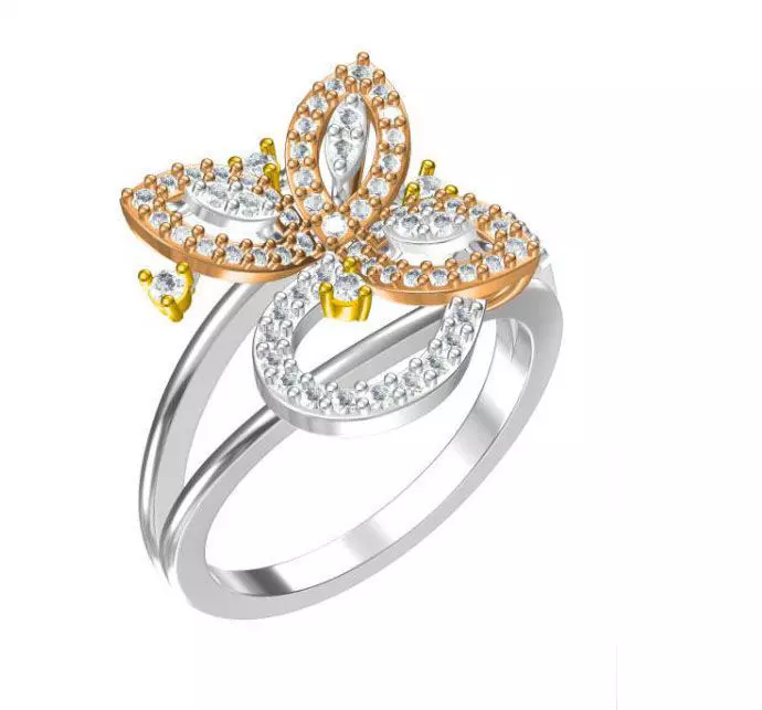 Premium Diamond Ring 1 Free 3D print model