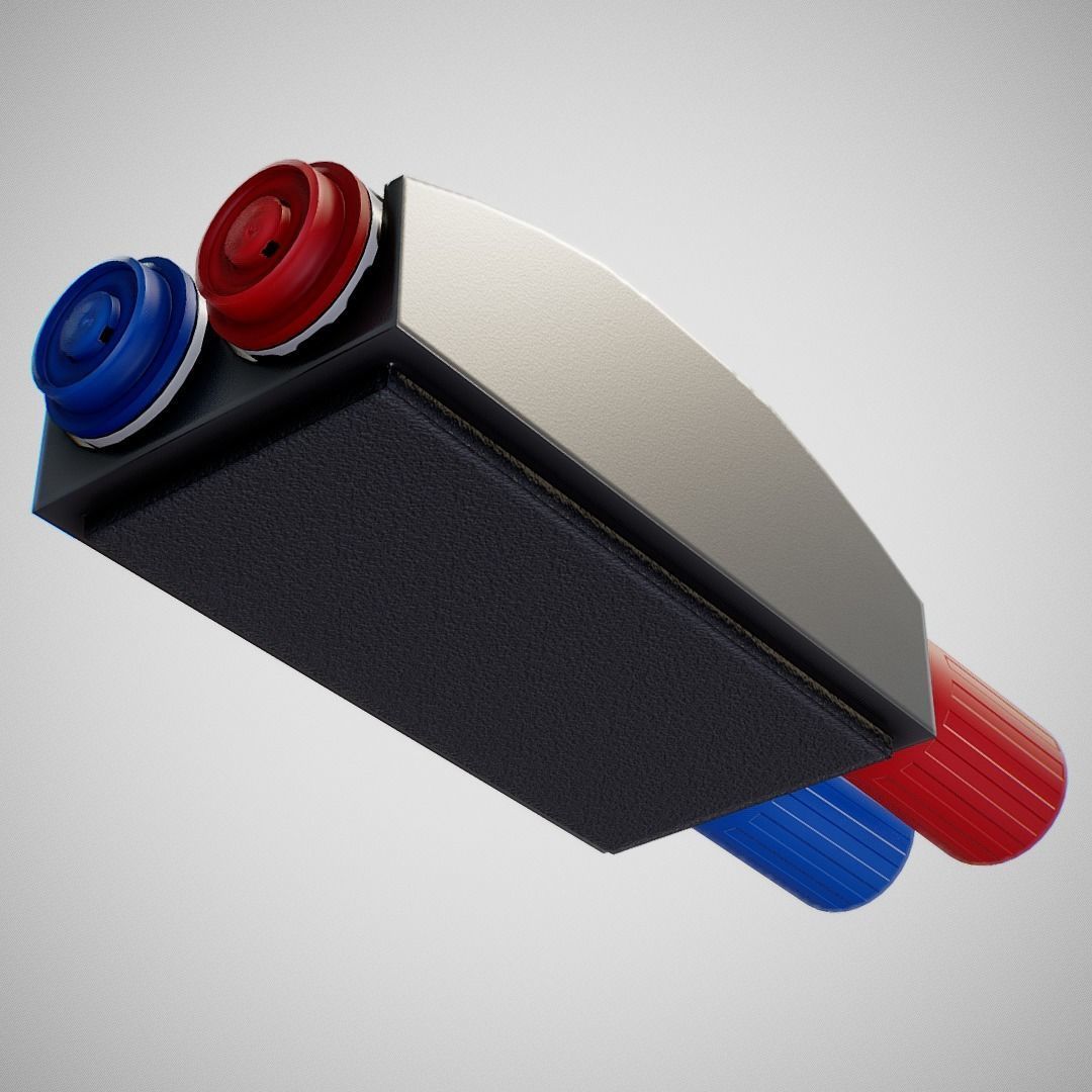 Whiteboard Markers - Generic 01 Low-poly 3D model_5