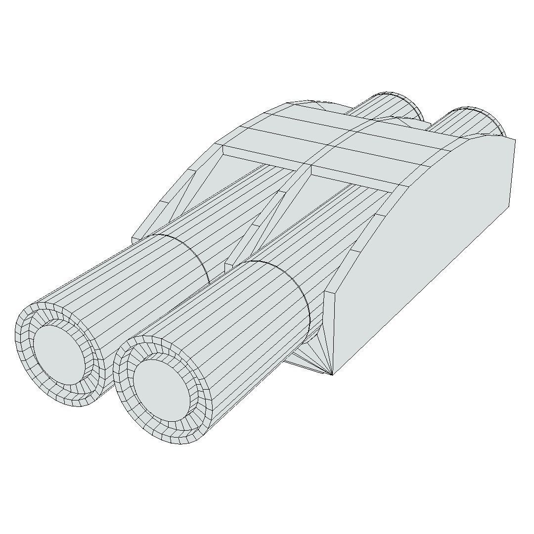 Whiteboard Markers - Generic 01 Low-poly 3D model_7