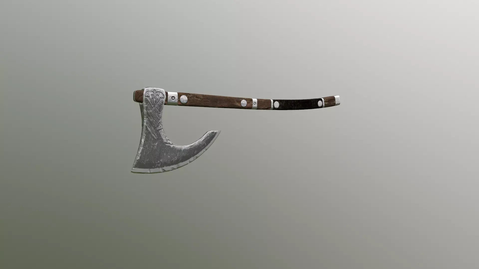 Historically Ax Low-poly 3D model_0