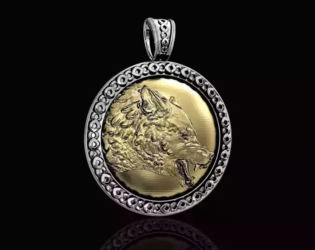 Wolf pendant