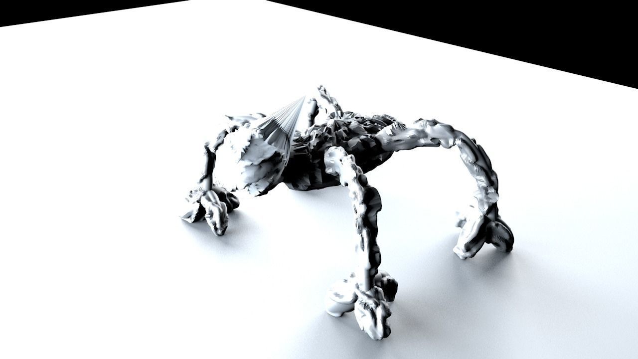 stranger things 3 mind flayer 3D model_2