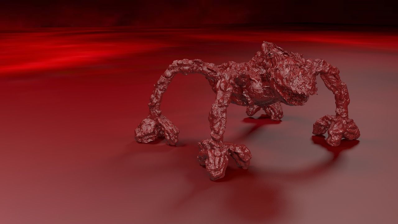 stranger things 3 mind flayer 3D model_4