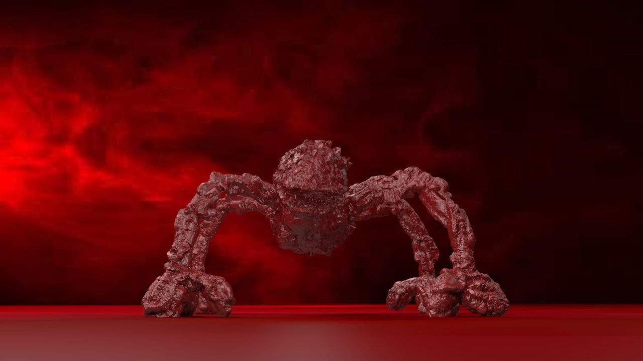 stranger things 3 mind flayer 3D model_3