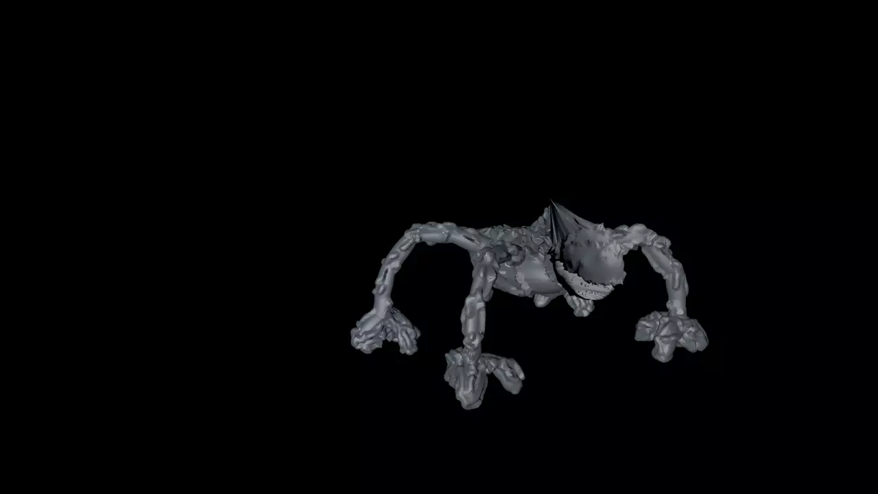 stranger things 3 mind flayer 3D model_0