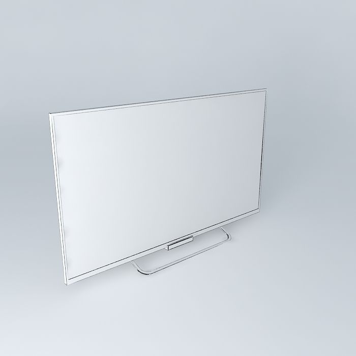 Sony BRAVIA KDL-42 W655A Smart LED TV 42" Free 3D model_3