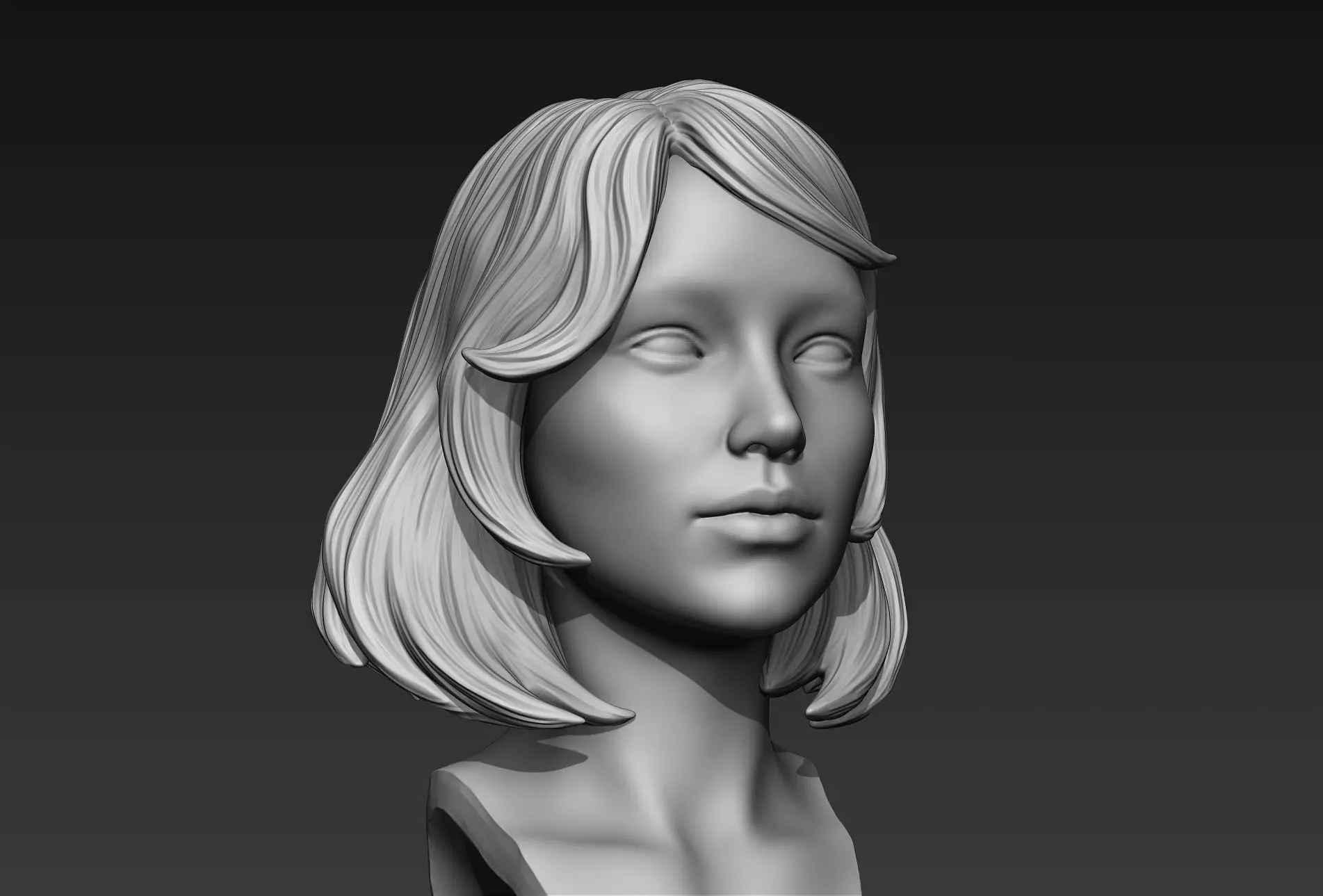 Hair 11 3D model