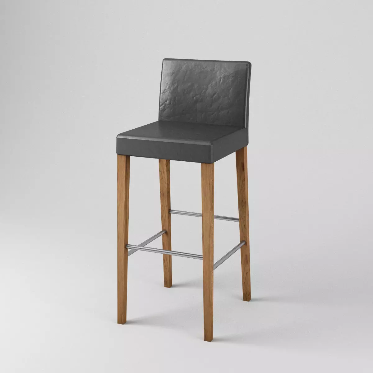 Simple Bar Stool Free low-poly 3D model
