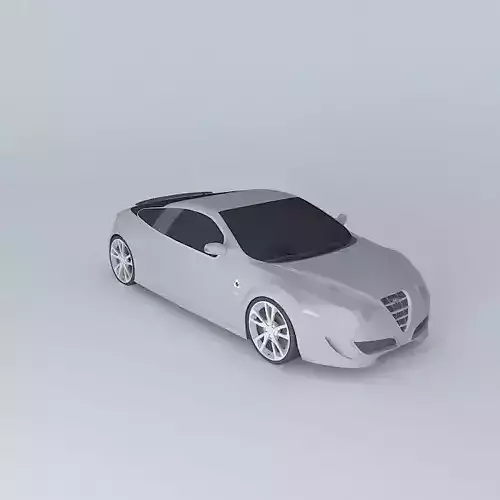 Alfa Romeo GZ Coupé Concept Free 3D model
