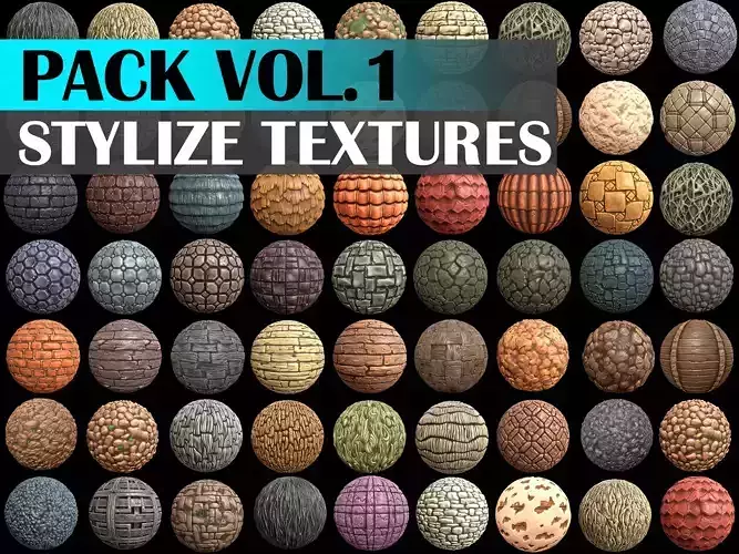 Stylized Texture Pack - VOL 1 Texture