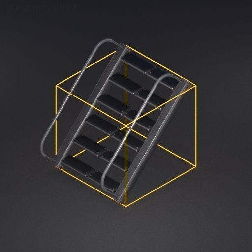 Sci-Fi Staris Basic Version -Free Download- Free low-poly 3D model_59