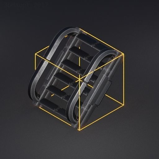 Sci-Fi Staris Basic Version -Free Download- Free low-poly 3D model_56