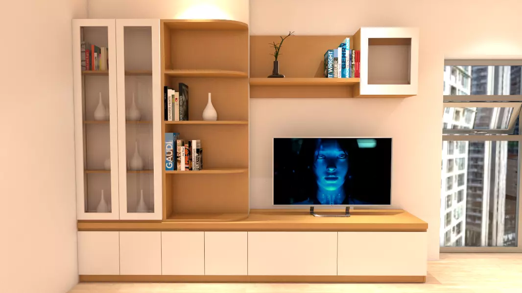 apartment tv cabinet design for living room Free 3D model