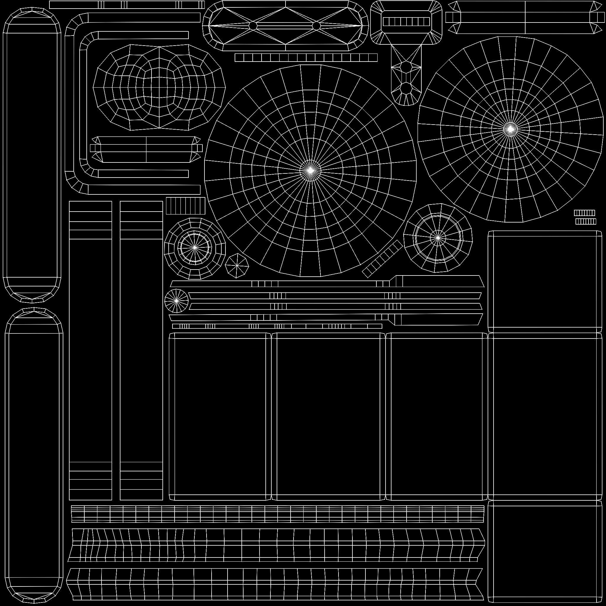 Old antique camera Low-poly 3D model_4