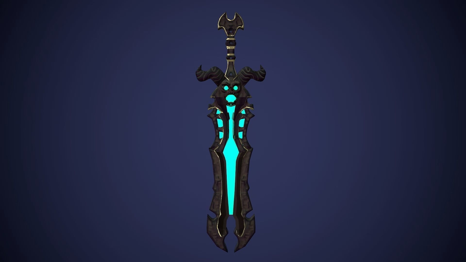Stylized Fantasy Sword Pack 3D model_6