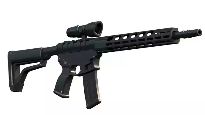 AR 15 Rifle  3D model