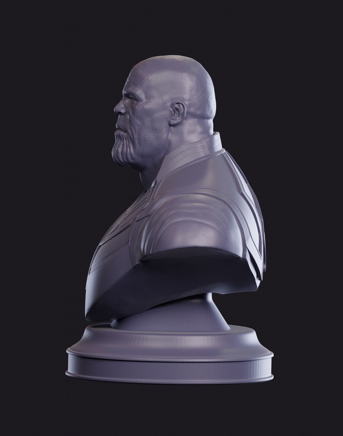 Thanos avengers bust 3D print model_8