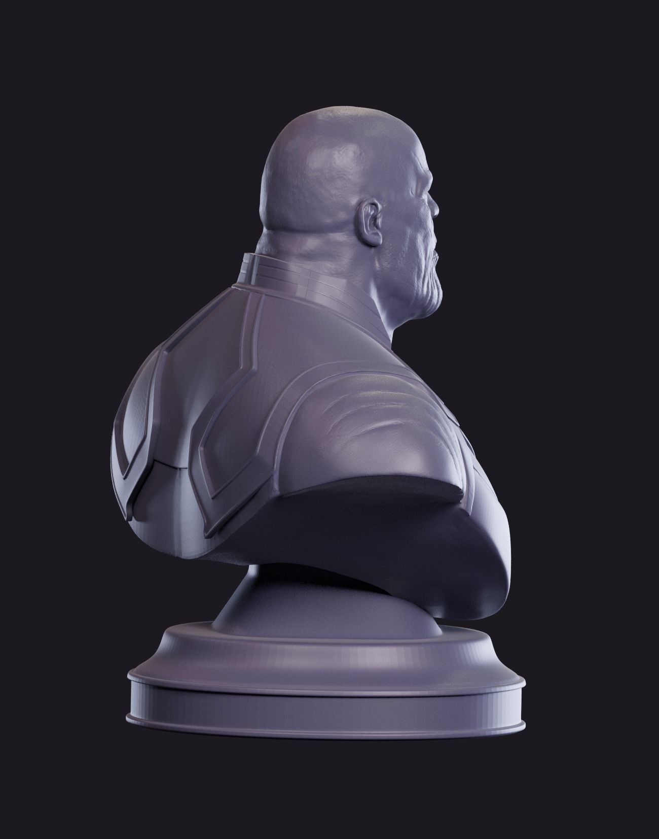 Thanos avengers bust 3D print model_5