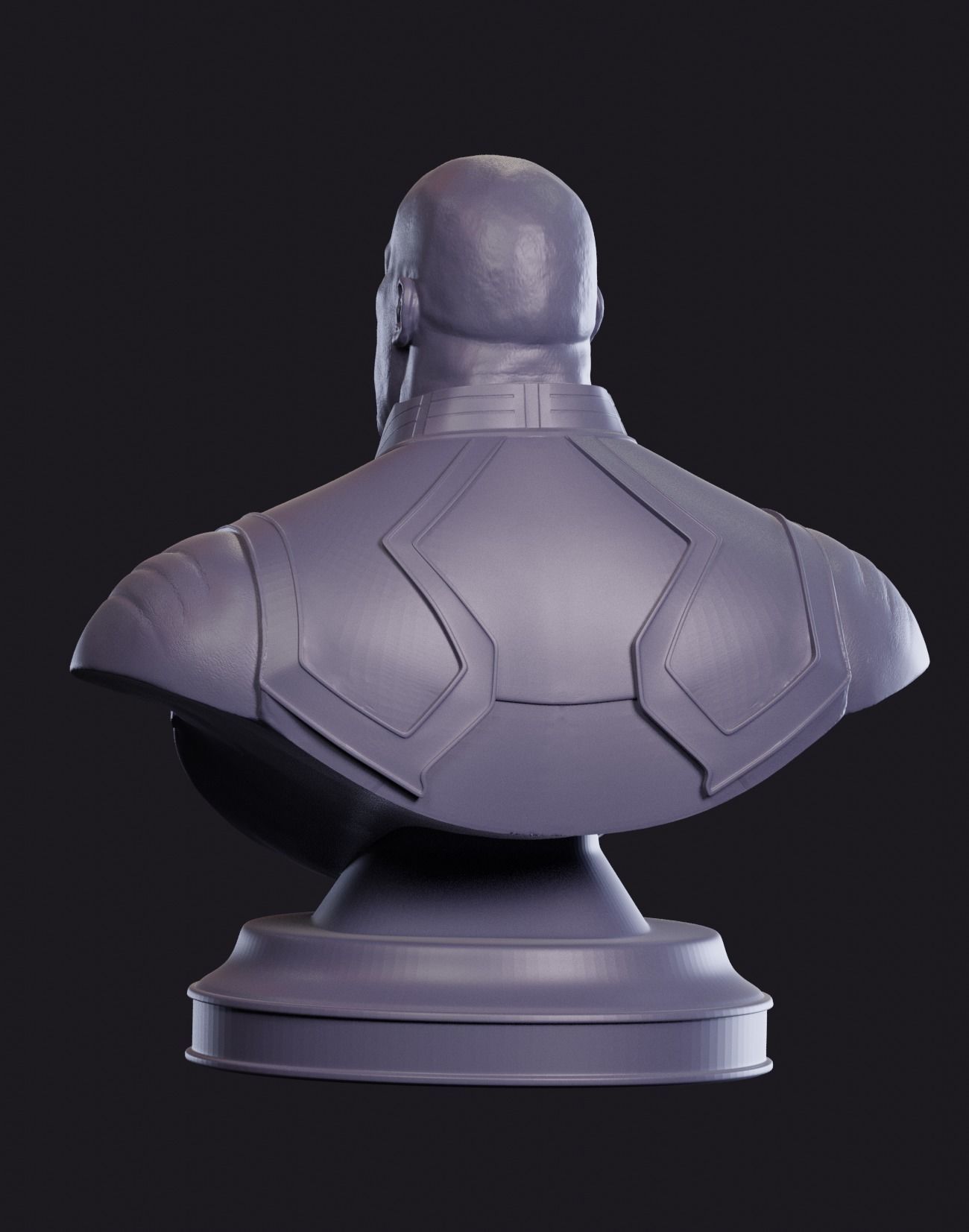 Thanos avengers bust 3D print model_7