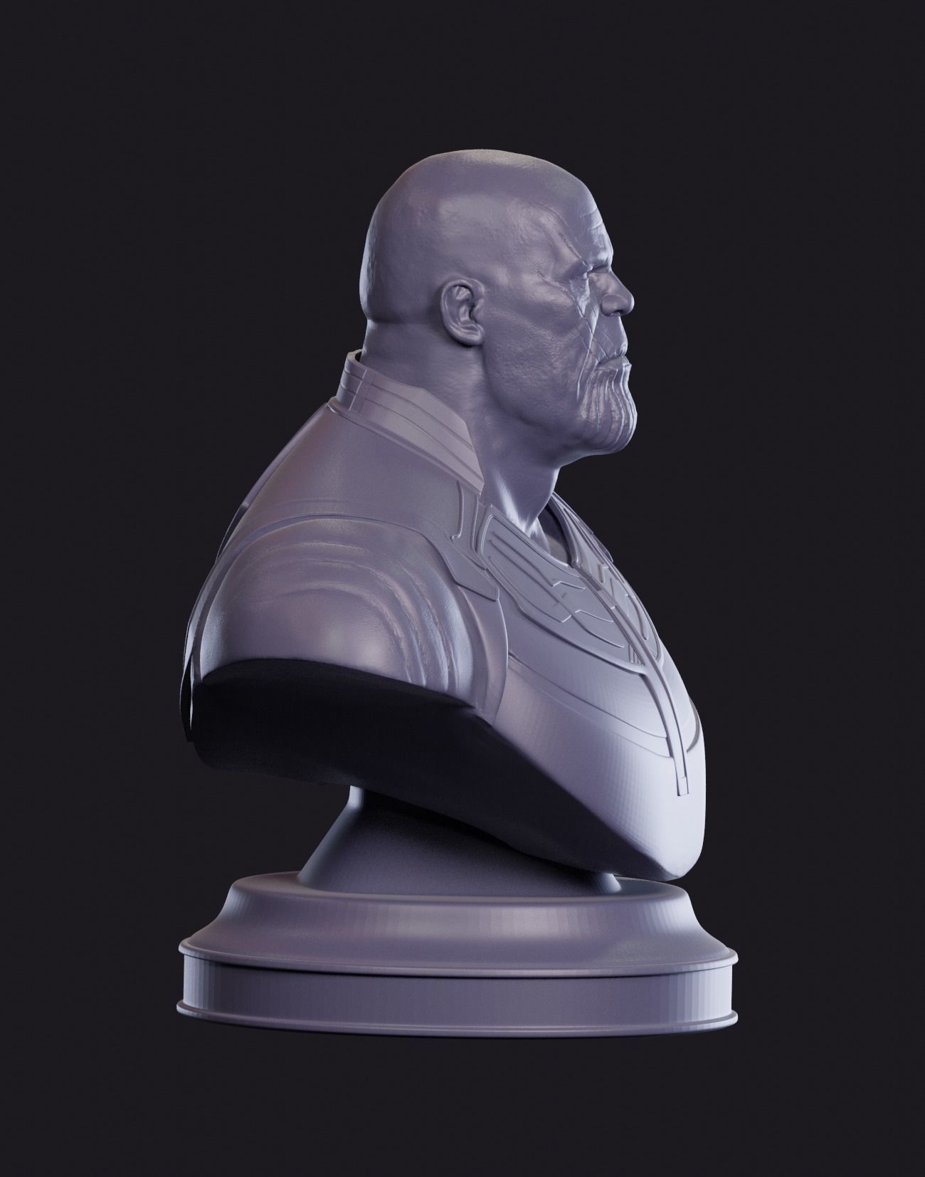 Thanos avengers bust 3D print model_4