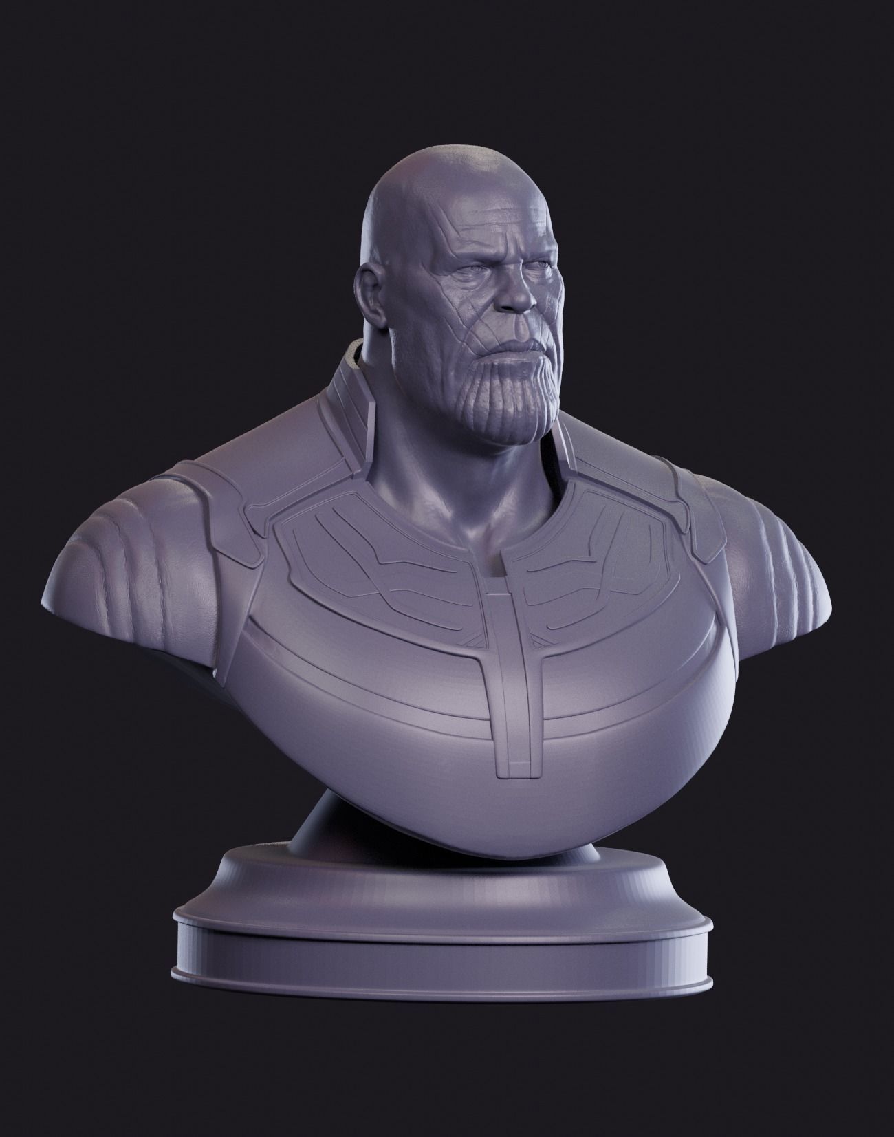 Thanos avengers bust 3D print model_2