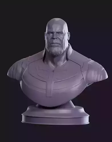 Thanos avengers bust 3D print model