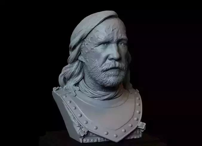 Sandor Clegane aka The Hound - Game Of Thrones - Portrait - Bust 3D print model