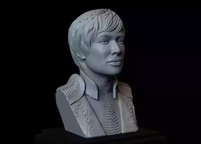 Cersei Lannister - Game Of Thrones - Portrait - Bust 3D print model