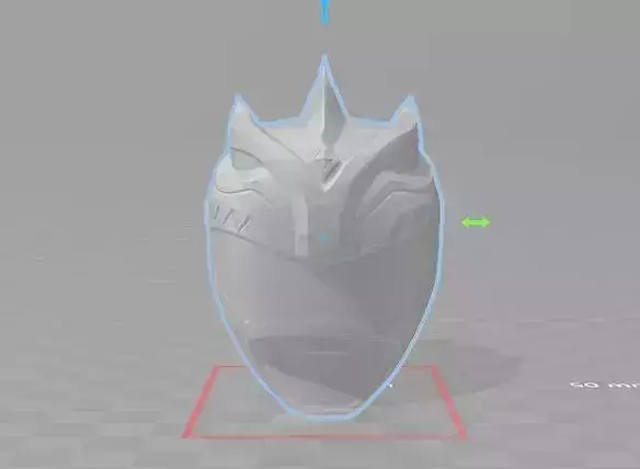 Power rangers 3d file Helmet Green ranger 3D print model